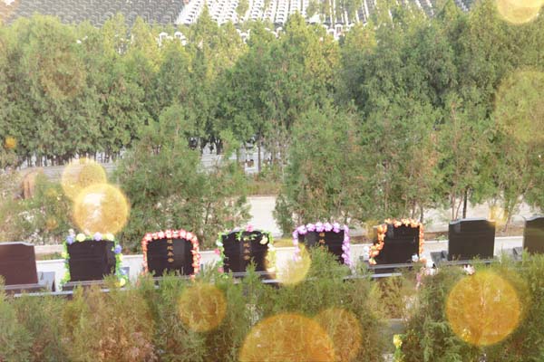 园区一角建筑美景雕塑